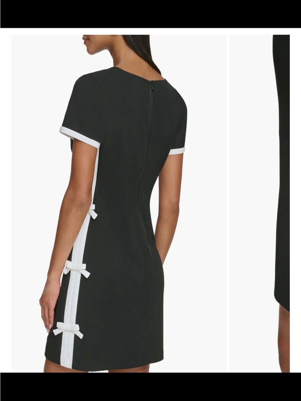 Karl Lagerfeld Black bow dress